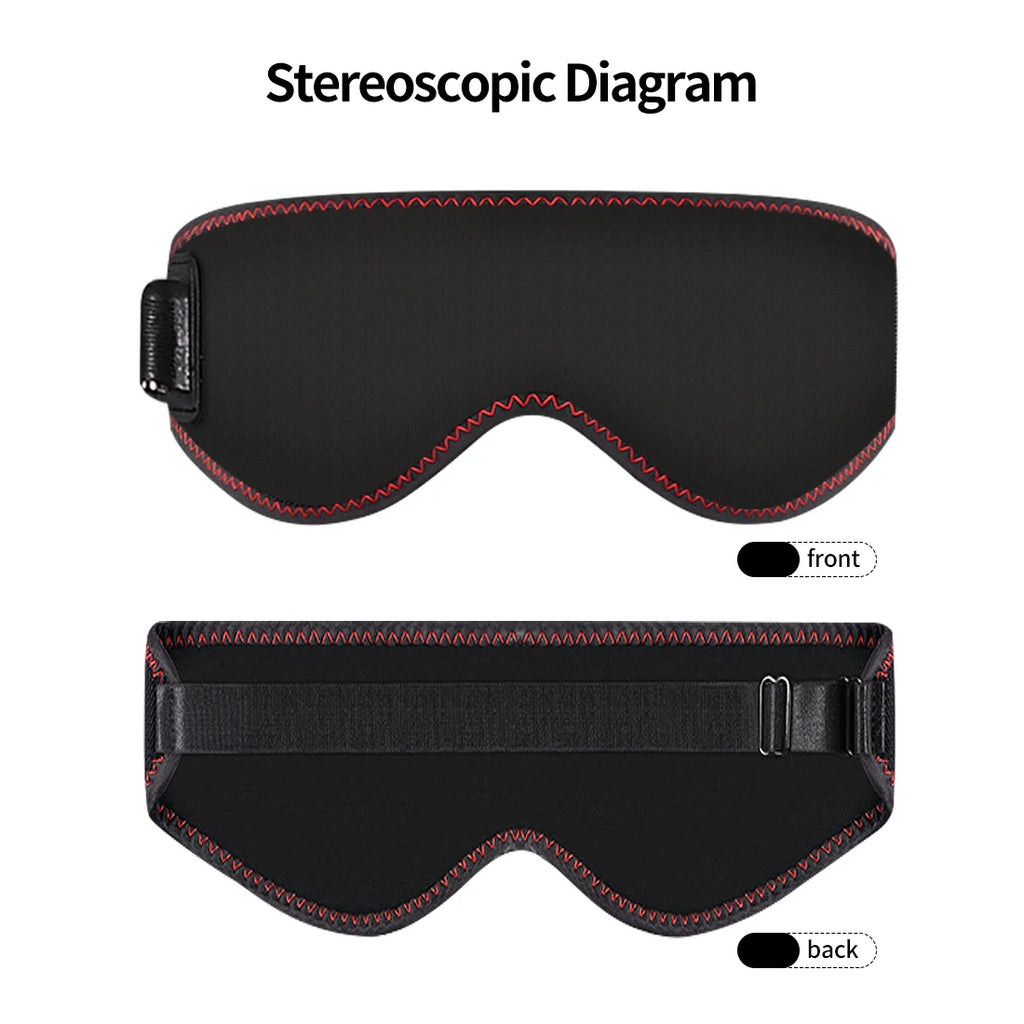 Heated Eye Mask Eye Mask for Dry Eyes with 3 Heat Levels Hot Compress Warm Compress Heating Pad for Sleep Dark Circles