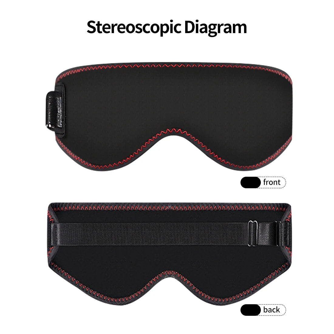 Heated Eye Mask Eye Mask for Dry Eyes with 3 Heat Levels Hot Compress Warm Compress Heating Pad for Sleep Dark Circles