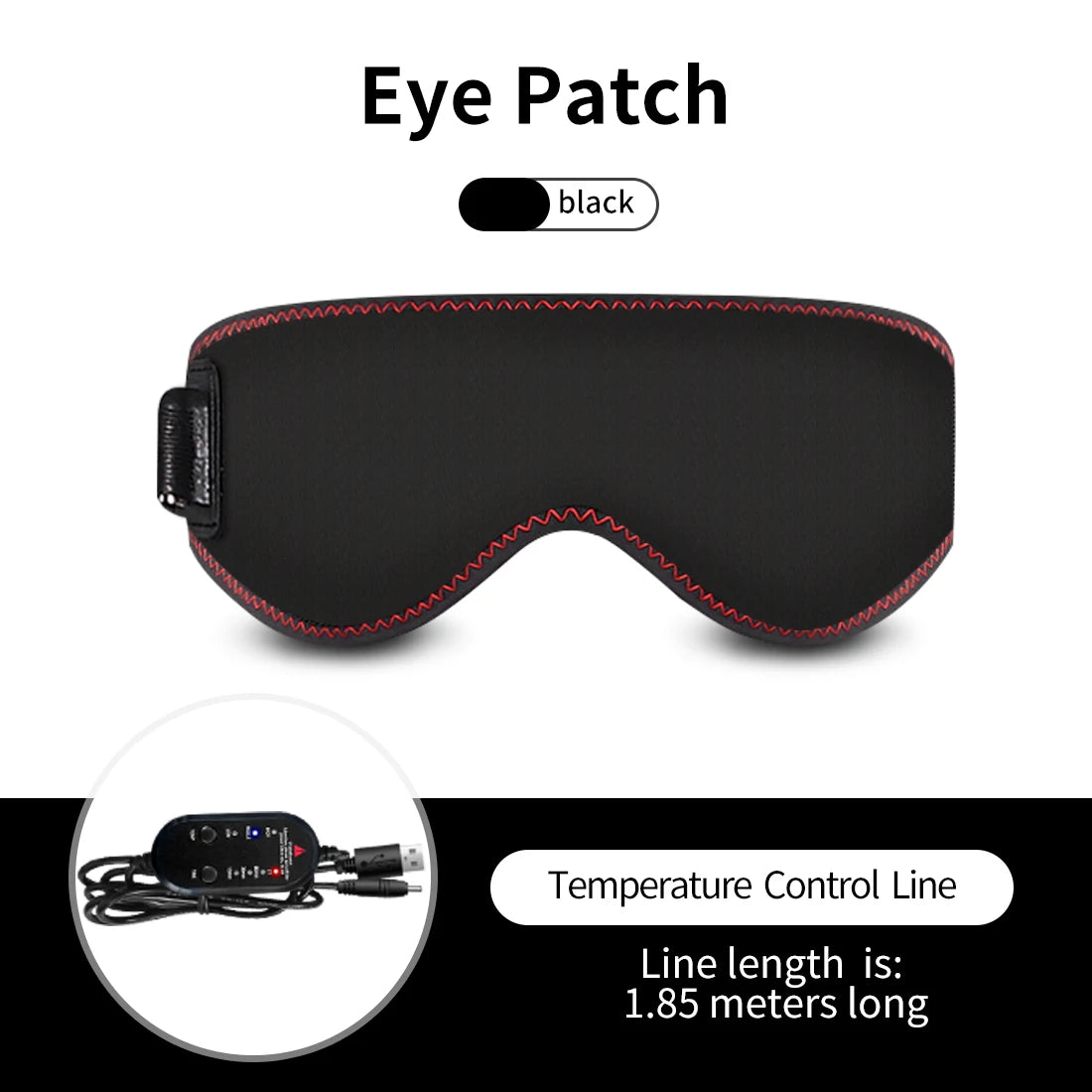Heated Eye Mask Eye Mask for Dry Eyes with 3 Heat Levels Hot Compress Warm Compress Heating Pad for Sleep Dark Circles